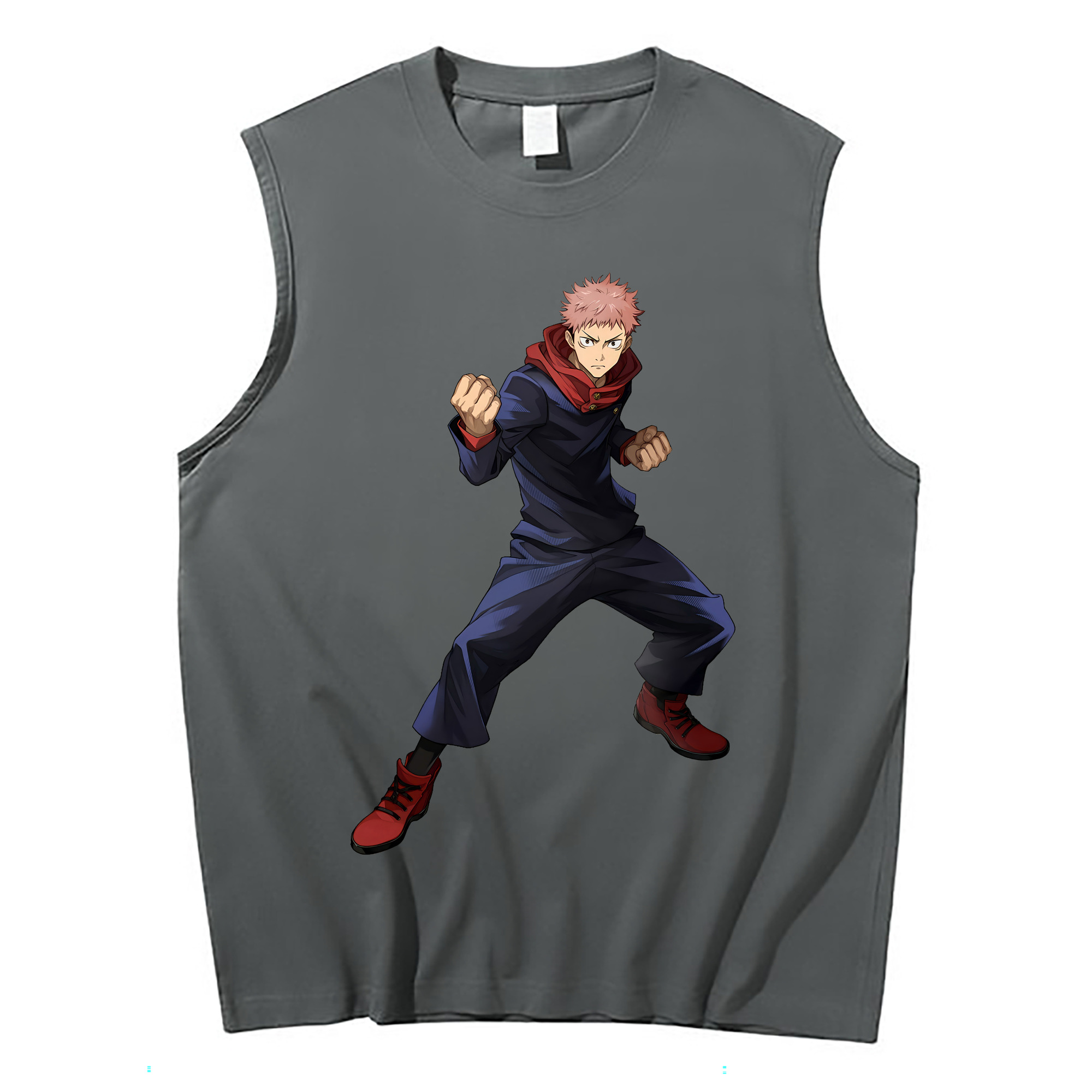 （画像用） 呪術廻戦 Jujutsu Kaisen コットン100％タンクトップ（フロントプリント）